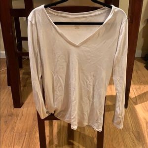 White long sleeve T-shirt
